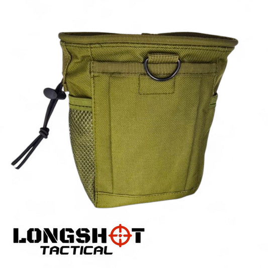 Airsoft Magazine Dump Pouch - Longshot Tactical - Olive Green - Longshot Tactical