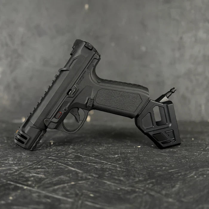 Airtac T1P CNC Angled HPA Adapter - 2 in 1 GLK + CAPA - Blackout Edition - Longshot Tactical