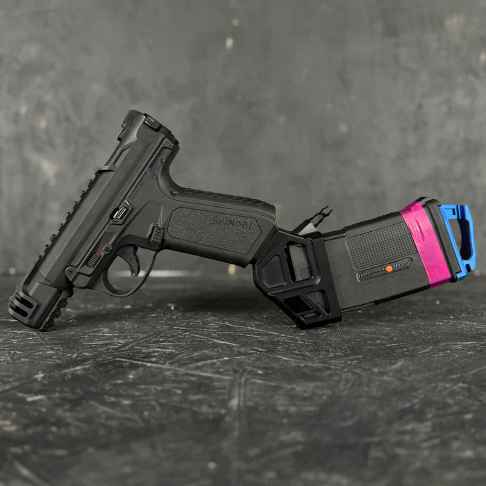 Airtac T1P CNC Angled HPA Adapter - 2 in 1 GLK + CAPA - Blackout Edition - Longshot Tactical