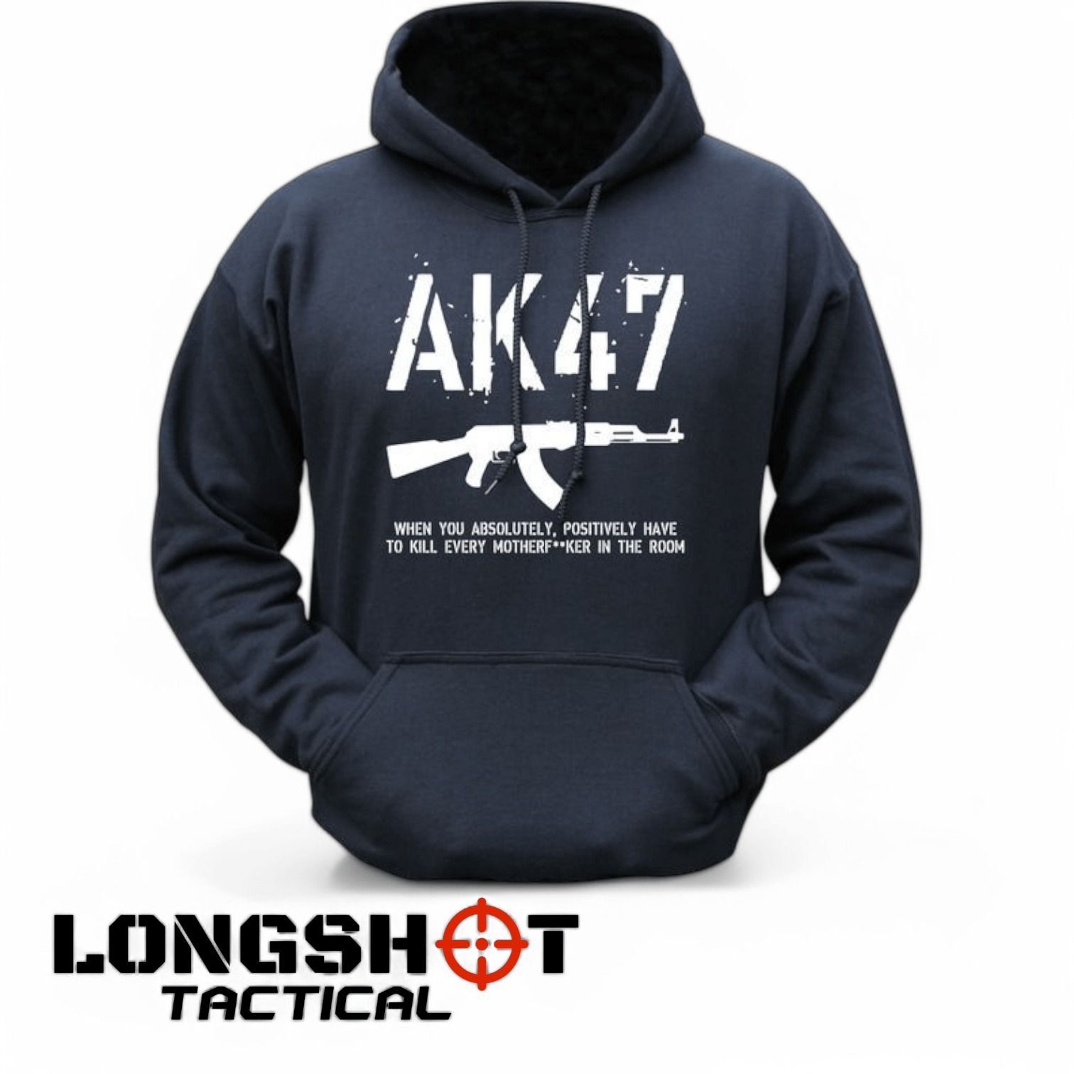 AK47 Hoodie – Black - Longshot Tactical