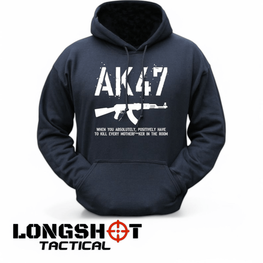 AK47 Hoodie – Black - Longshot Tactical