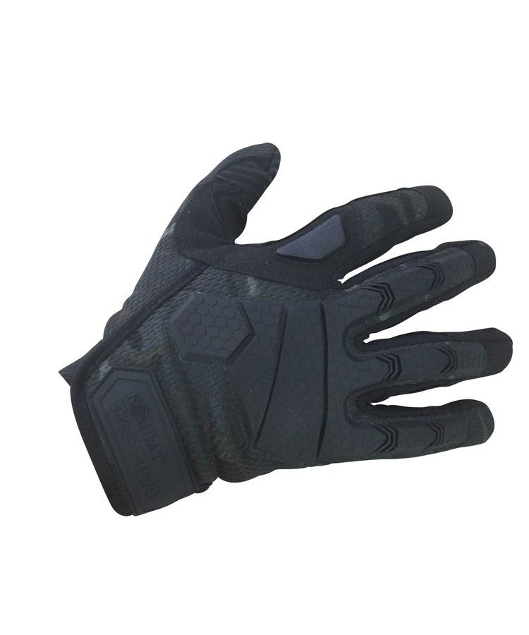 Alpha Tactical Gloves BTP Black – Rubber Knuckle Tactical Gloves UK - Longshot Tactical
