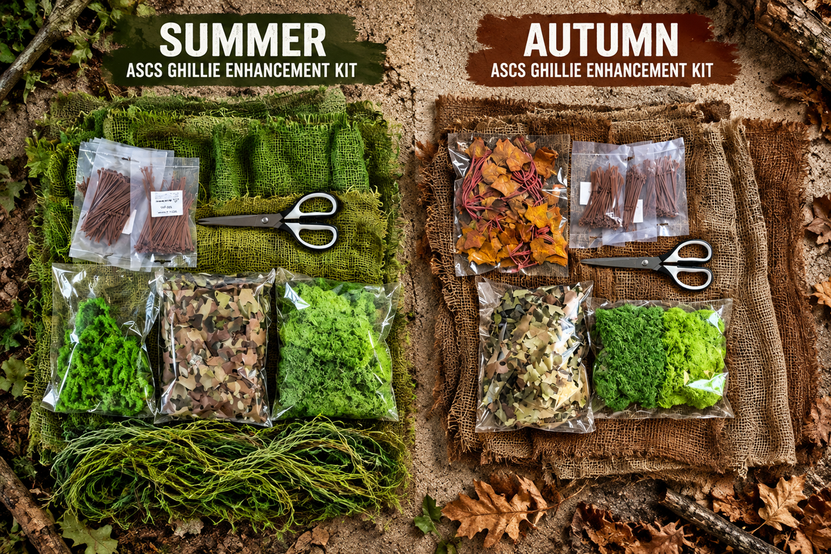 ASCS Ghillie Enhancement Kit | Summer & Autumn - Longshot Tactical