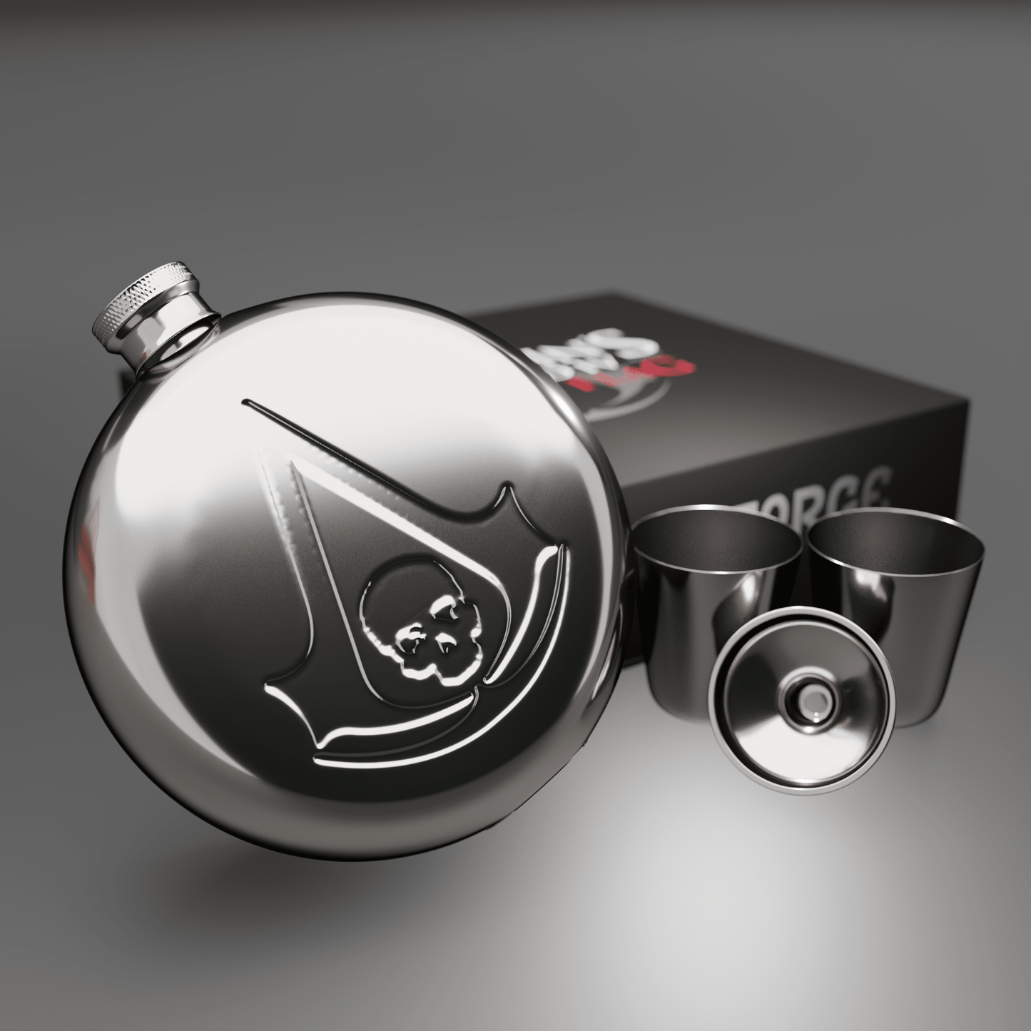 Assassin's Creed® Black Flag Hipflask - Longshot Tactical