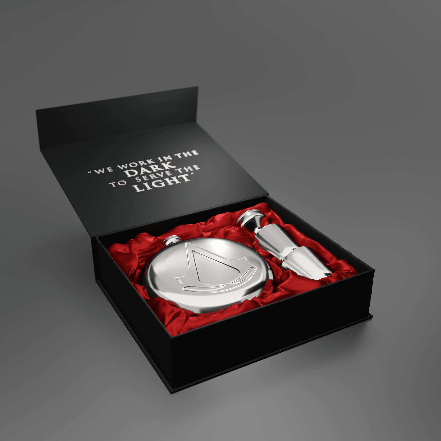 Assassin's Creed® Hip Flask Gift Set - Longshot Tactical