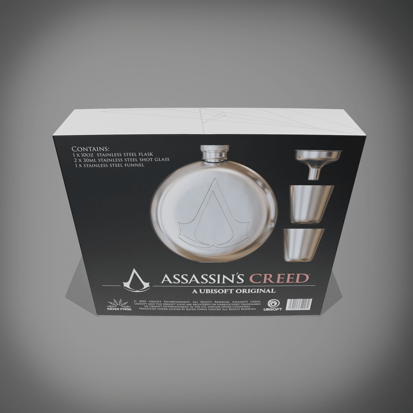 Assassin's Creed® Hip Flask Gift Set - Longshot Tactical