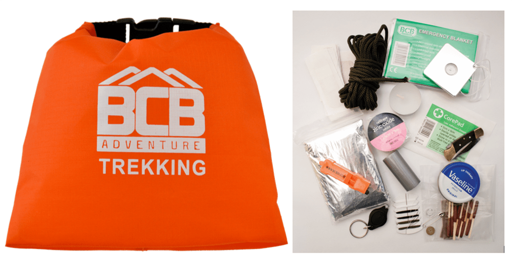 BCB Lightweight Trekking Essentials Survival Kit - Longshot Tactical
