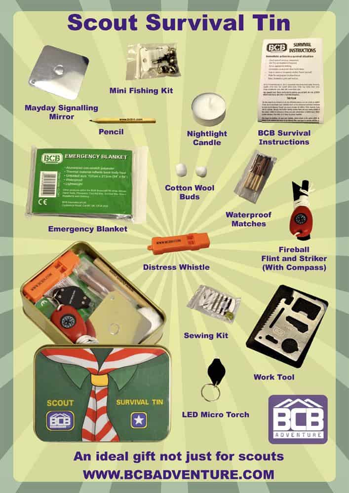 BCB Scout Survival Tin - Longshot Tactical