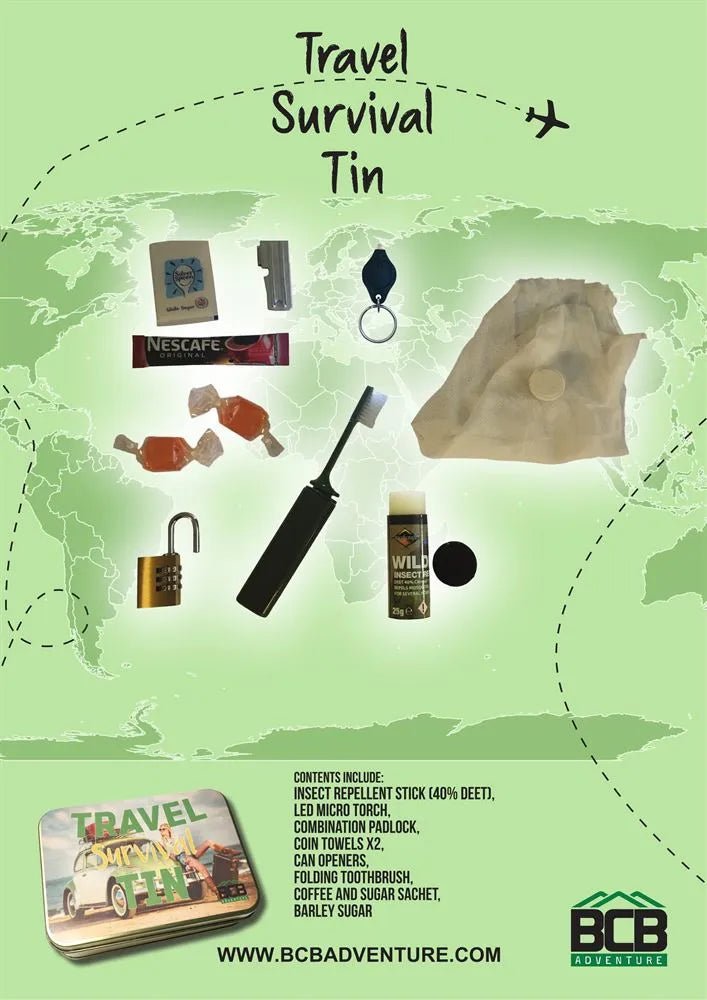 BCB Travel Survival Tin - Longshot Tactical