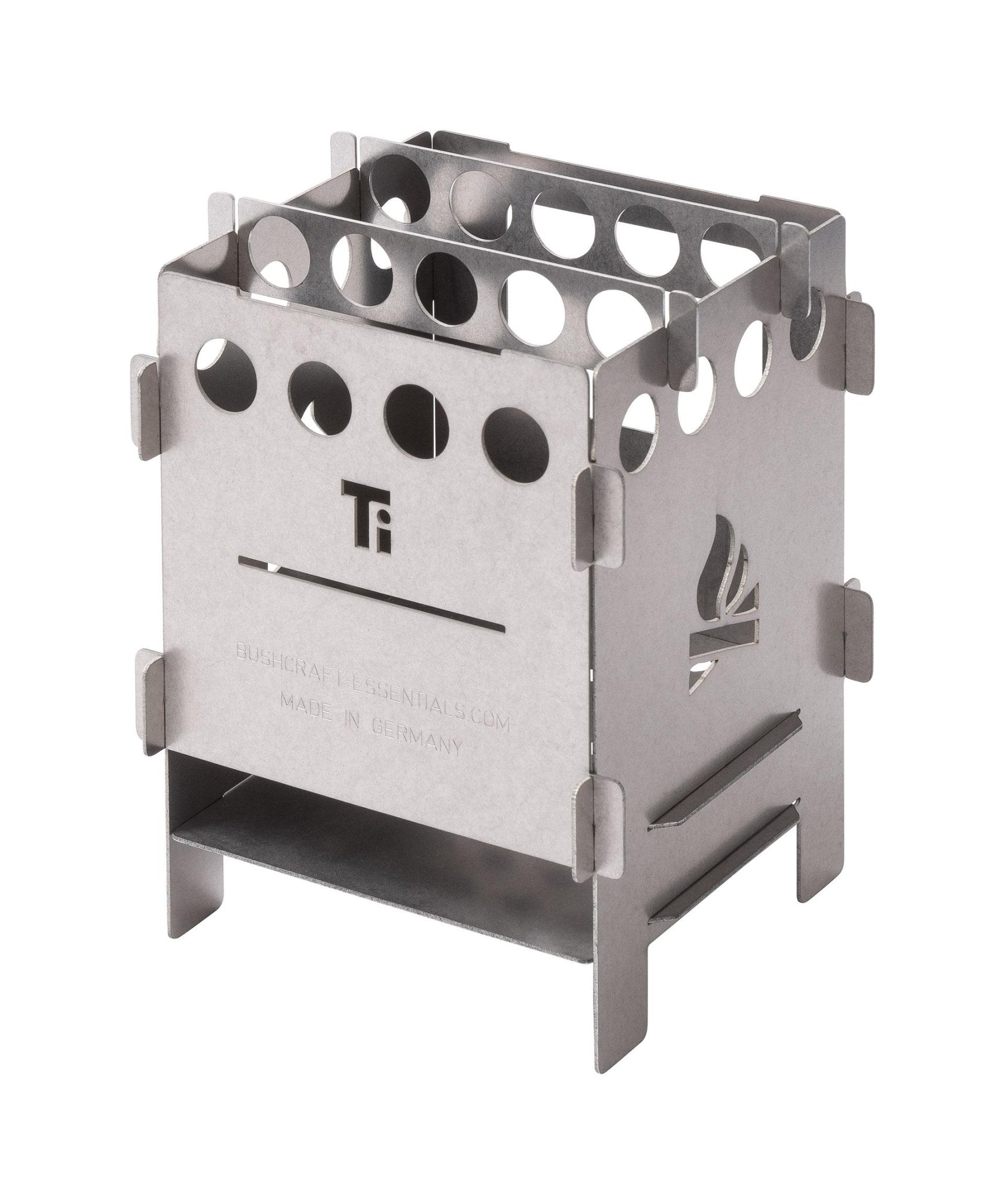 BE Bushbox Titanium Outdoor Pocket Stove - Longshot Tactical