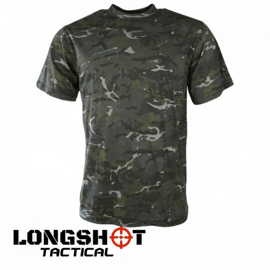 Black BTP Camo T Shirt - Longshot Tactical
