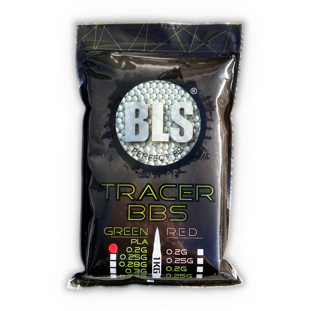 BLS 0.20g Biodegradable Tracer BBs (5000) - Green - Longshot Tactical