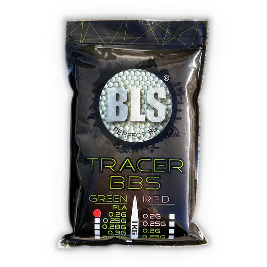 BLS 0.20g Biodegradable Tracer BBs (5000) - Green - Longshot Tactical