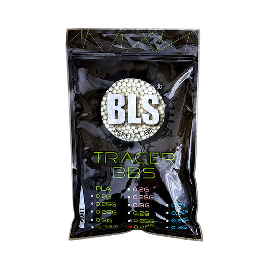 BLS 0.28g Tracer BB's Green (1kg) - Longshot Tactical