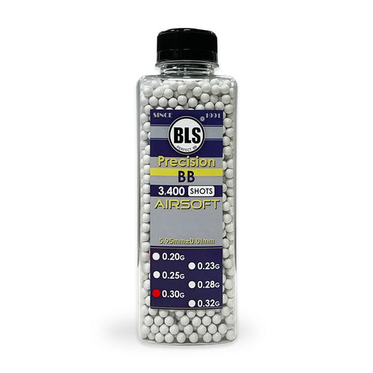 BLS 0.30g Bottles 3400 Round Supreme Grade Airsoft BB's - Longshot Tactical