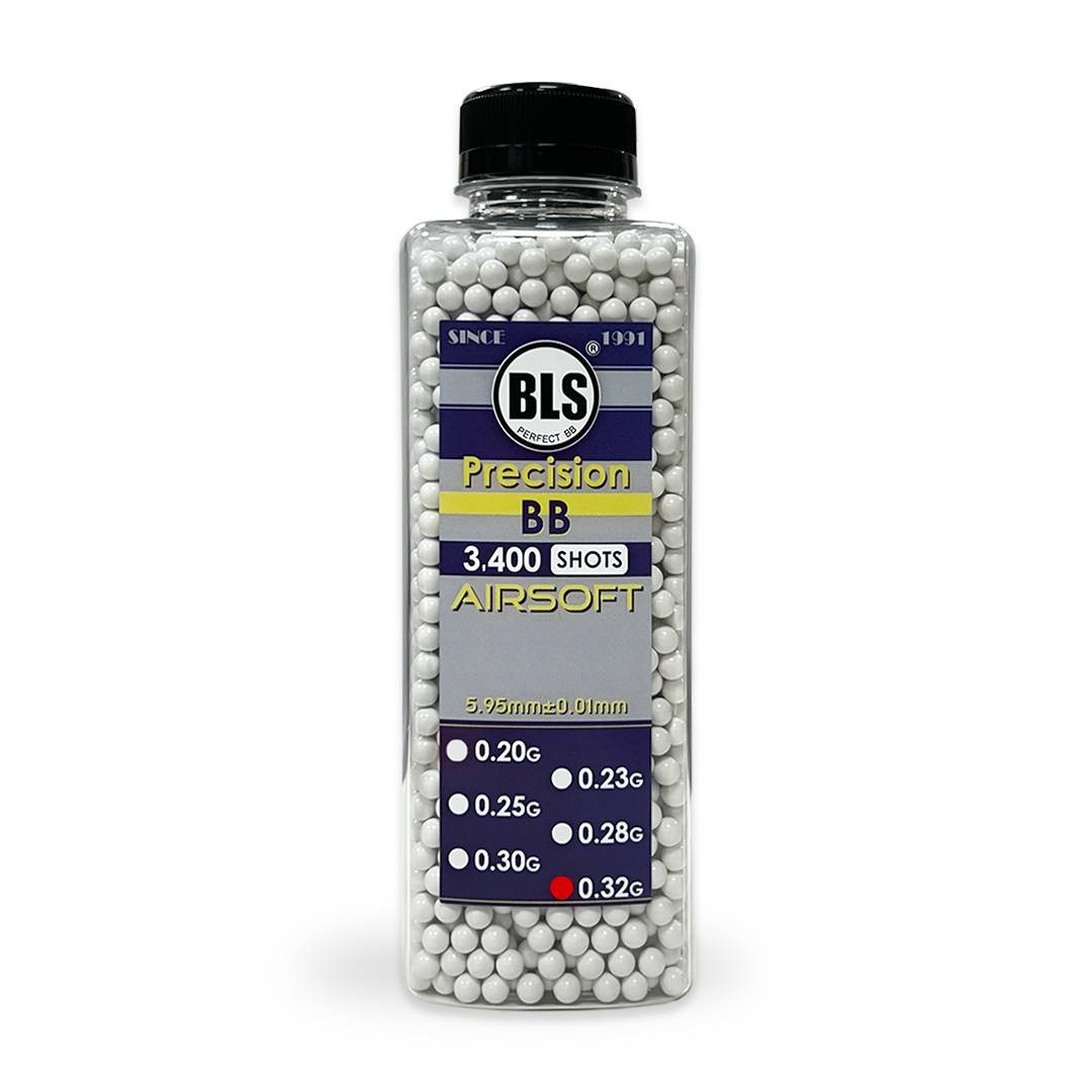 BLS 0.32g Bottles 3400 Round Supreme Grade Airsoft BB's - Longshot Tactical
