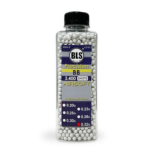 BLS 0.32g Bottles 3400 Round Supreme Grade Airsoft BB's - Longshot Tactical