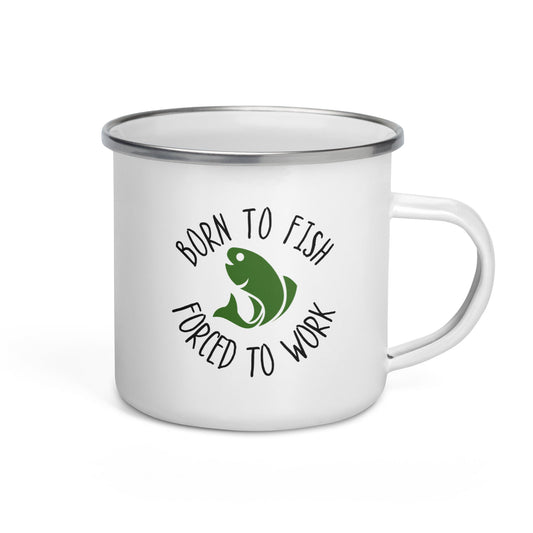 Born to Fish Enamel Mug - Longshot Tactical