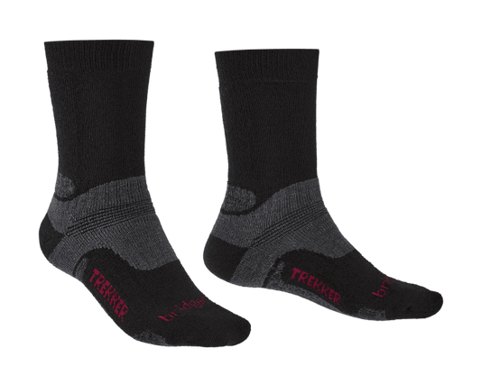 Bridgedale Hike Mid - weight Boot Sock - Black - Longshot Tactical