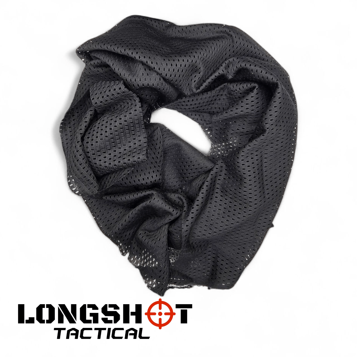Camo Mesh Scrim Tactical Neck Scarf - Lightweight Various Styles - Longshot Tactical