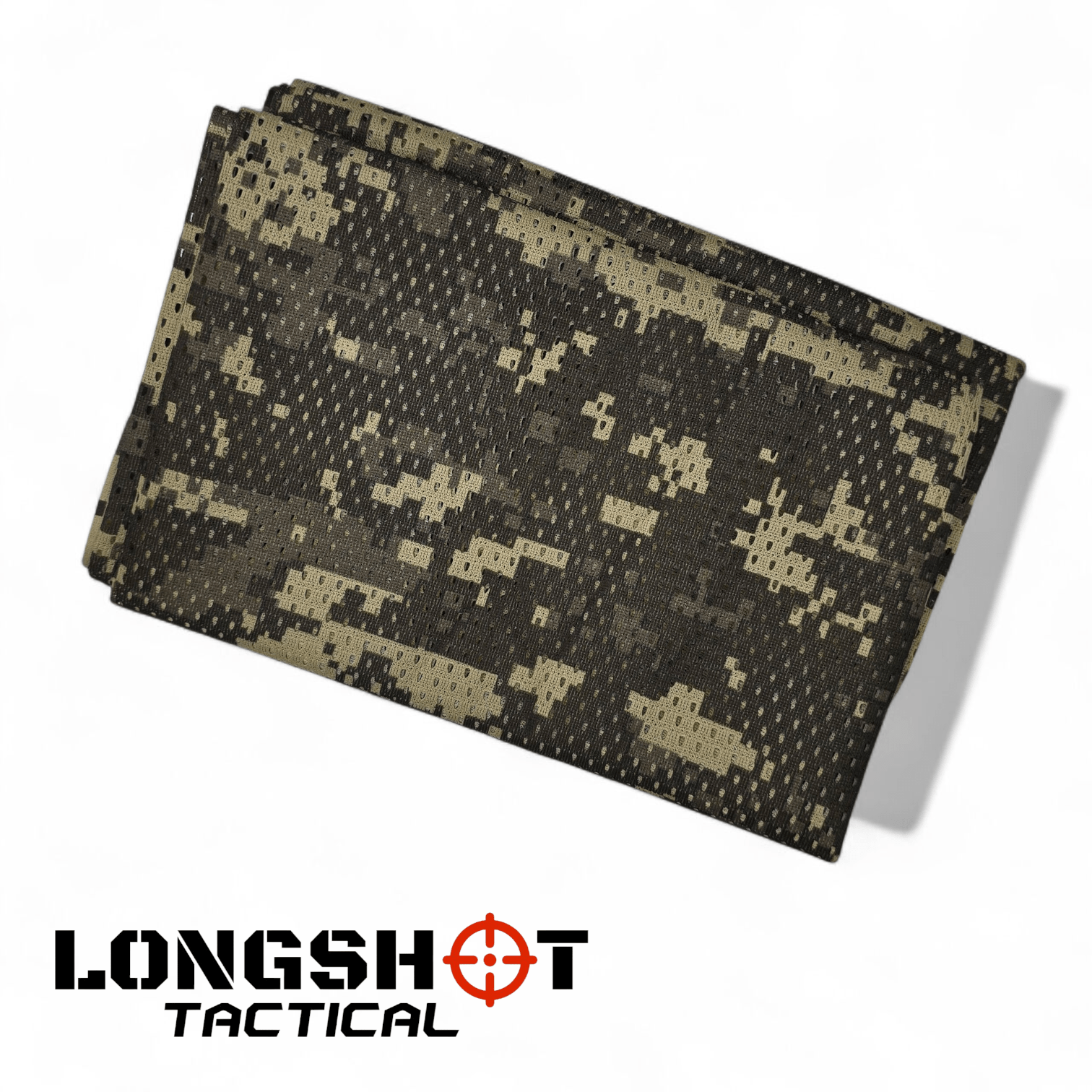 Camo Mesh Scrim Tactical Neck Scarf - Lightweight Various Styles - Longshot Tactical