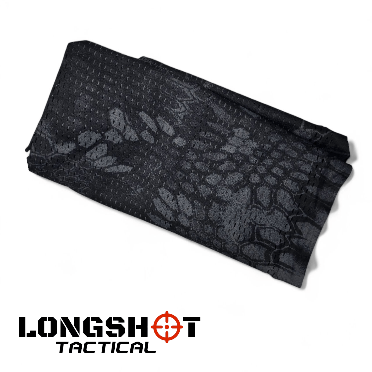 Camo Mesh Scrim Tactical Neck Scarf - Lightweight Various Styles - Longshot Tactical