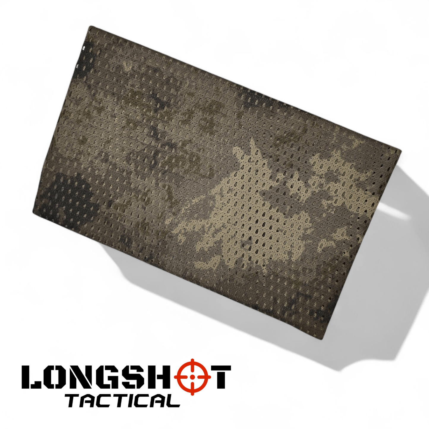 Camo Mesh Scrim Tactical Neck Scarf - Lightweight Various Styles - Longshot Tactical