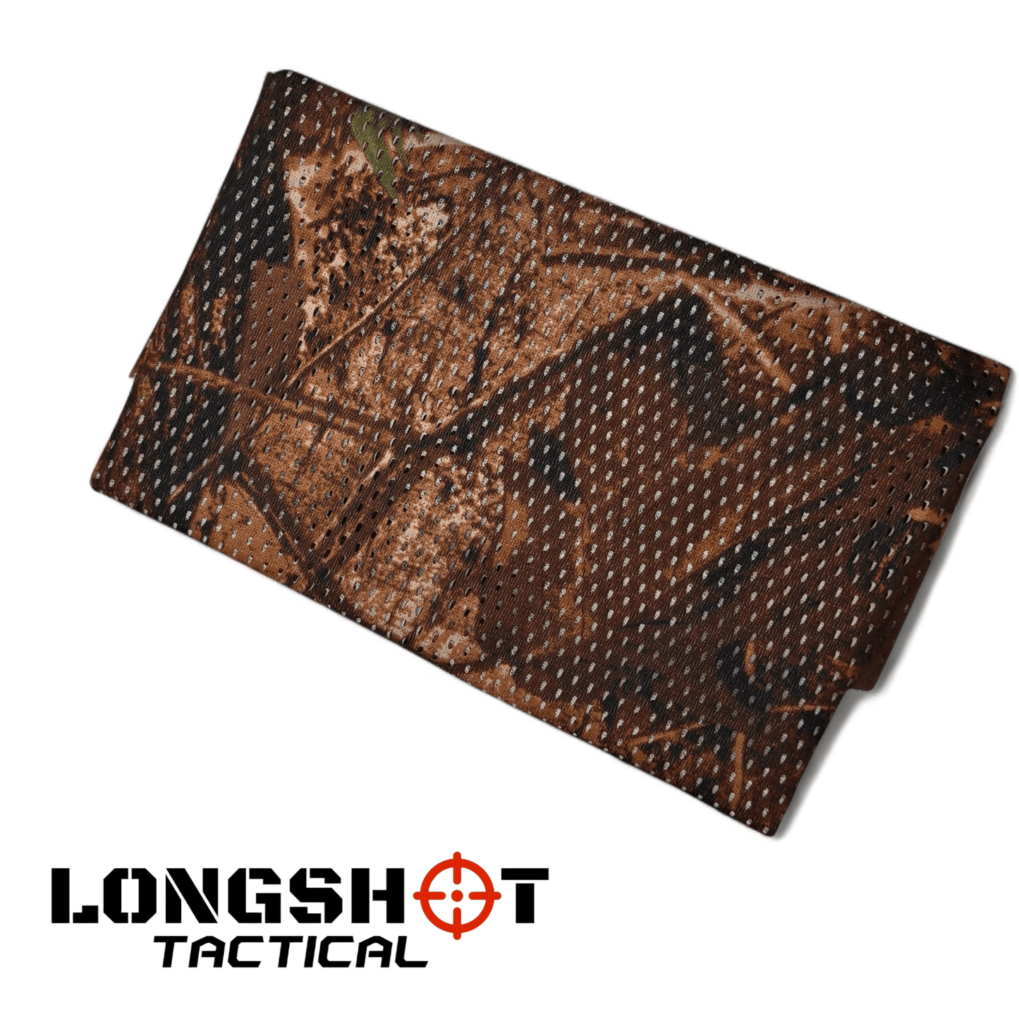 Camo Mesh Scrim Tactical Neck Scarf - Lightweight Various Styles - Longshot Tactical
