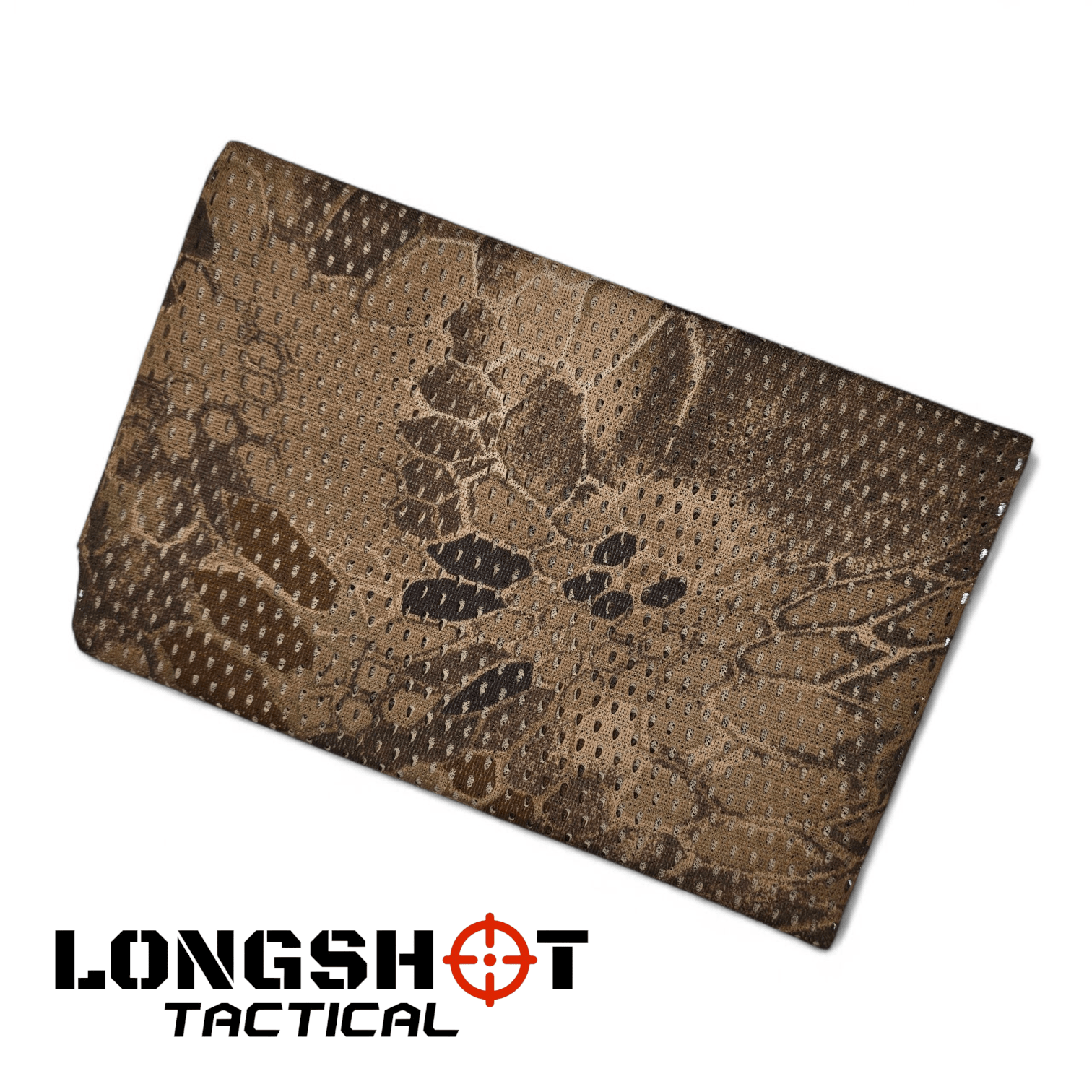 Camo Mesh Scrim Tactical Neck Scarf - Lightweight Various Styles - Longshot Tactical