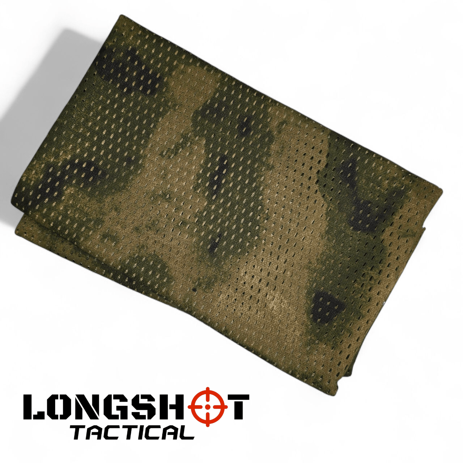 Camo Mesh Scrim Tactical Neck Scarf - Lightweight Various Styles - Longshot Tactical