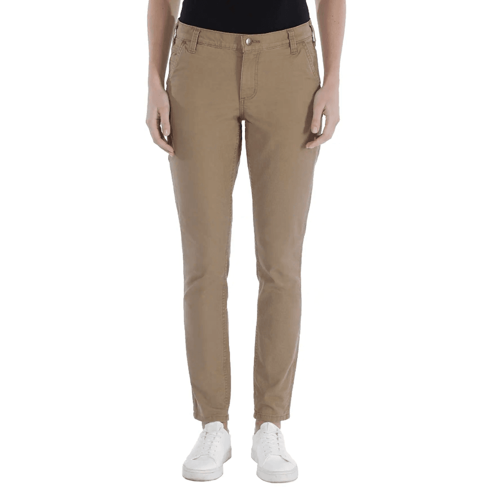 Carhartt 103224 Womens Crawford Mid - weight Slim Fit Trouser Pant Yukon UK 10 / Reg Leg - Longshot Tactical