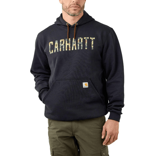 Carhartt 105486 Loose Fit Mid - Weight Camo Logo Graphic Sweatshirt Hoodie - Longshot Tactical