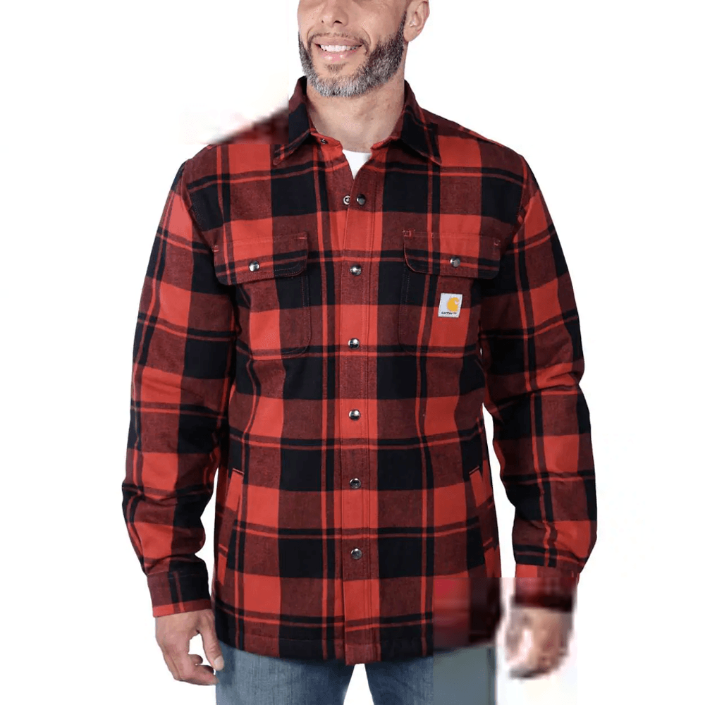 Carhartt 105939 Relaxed Fit Heavyweight Flannel Sherpa - Lined Shirt Jac - Longshot Tactical