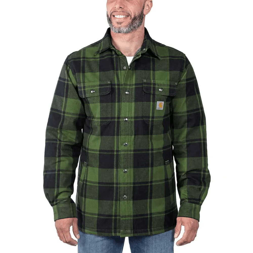 Carhartt 105939 Relaxed Fit Heavyweight Flannel Sherpa - Lined Shirt Jac - Longshot Tactical