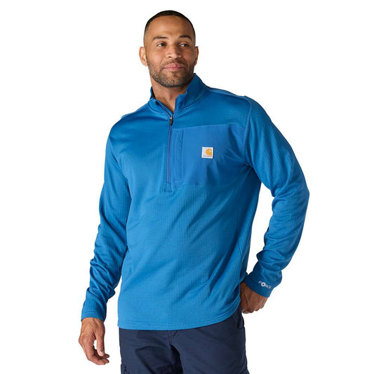 Carhartt 106423 Force Relaxed Fit Mock Neck Half - Zip T-Shirt - Longshot Tactical
