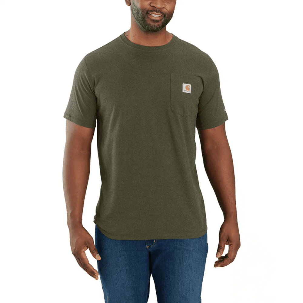 Carhartt 106652 Force Relaxed Fit Midweight Short - Sleeve Pocket T-Shirt - Longshot Tactical