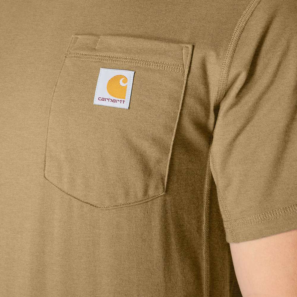 Carhartt 106652 Force Relaxed Fit Midweight Short - Sleeve Pocket T-Shirt - Longshot Tactical