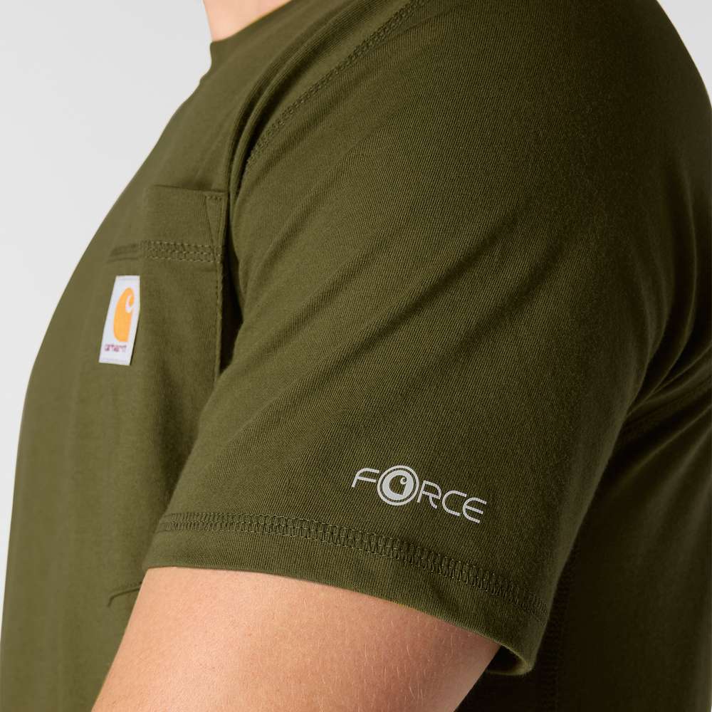 Carhartt 106652 Force Relaxed Fit Midweight Short - Sleeve Pocket T-Shirt - Longshot Tactical
