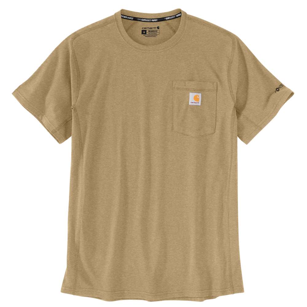 Carhartt 106652 Force Relaxed Fit Midweight Short - Sleeve Pocket T-Shirt - Longshot Tactical