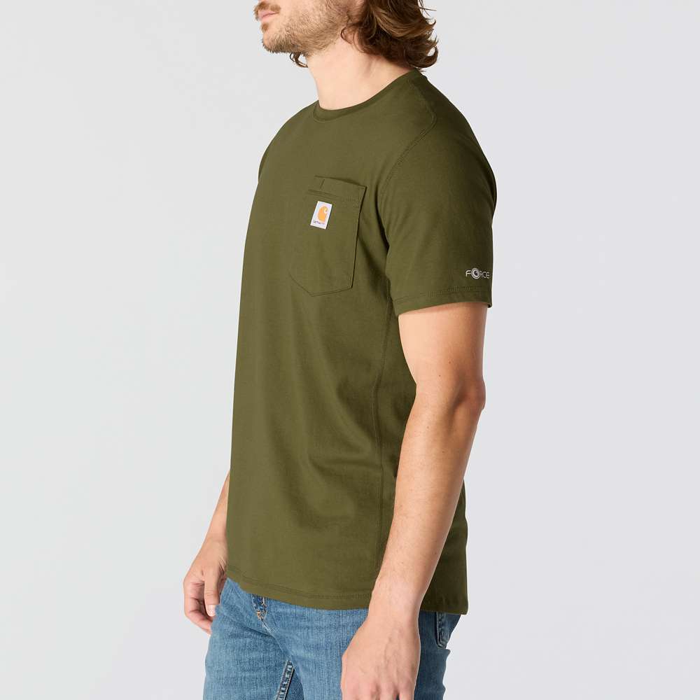 Carhartt 106652 Force Relaxed Fit Midweight Short - Sleeve Pocket T-Shirt - Longshot Tactical