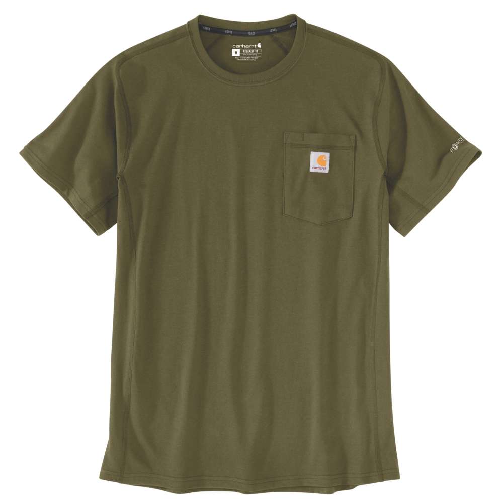 Carhartt 106652 Force Relaxed Fit Midweight Short - Sleeve Pocket T-Shirt - Longshot Tactical