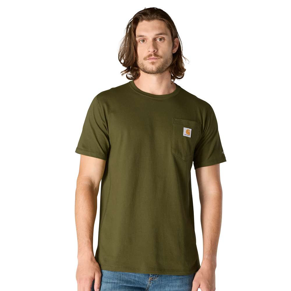 Carhartt 106652 Force Relaxed Fit Midweight Short - Sleeve Pocket T-Shirt - Longshot Tactical