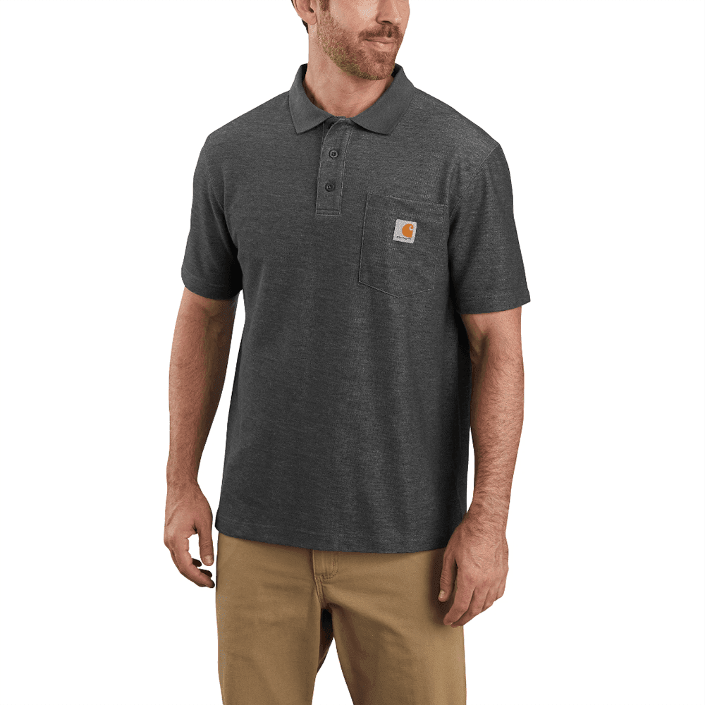 Carhartt 106685 Loose Fit Midweight Short - Sleeve Pocket Polo - Longshot Tactical
