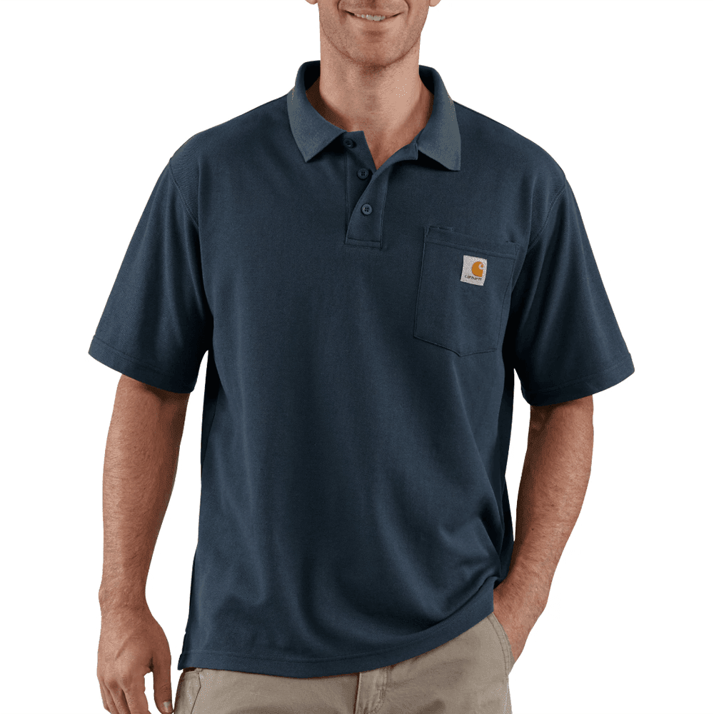 Carhartt 106685 Loose Fit Midweight Short - Sleeve Pocket Polo - Longshot Tactical