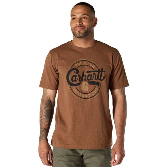 Carhartt 107049 Relaxed Fit Lightweight Short - Sleeve Script Graphic T-Shirt - Longshot Tactical