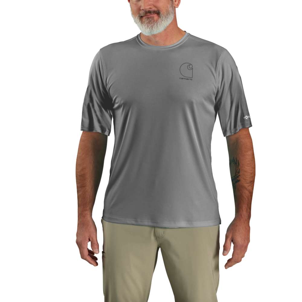 Carhartt 107182 Force Sun Defender Lightweight Short - Sleeve Logo Graphic T-Shirt - Longshot Tactical