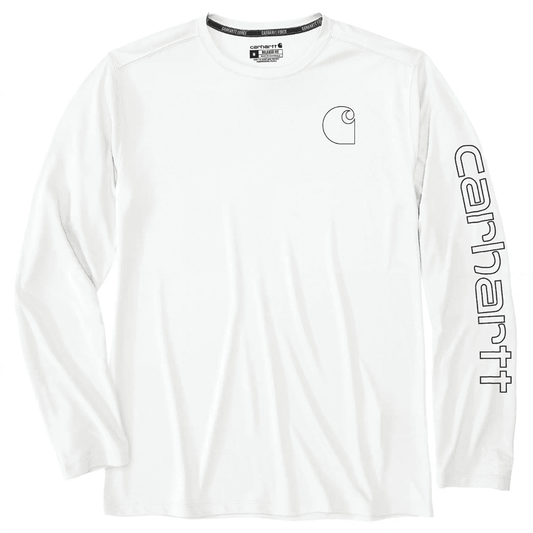 Carhartt 107202 Force Sun Defender Lightweight Long - Sleeve Logo Graphic T-Shirt - Longshot Tactical