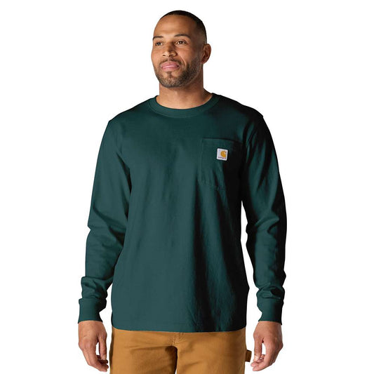 Carhartt 107260 Relaxed Fit Heavyweight Long - Sleeve Mountain Graphic T-Shirt - Longshot Tactical