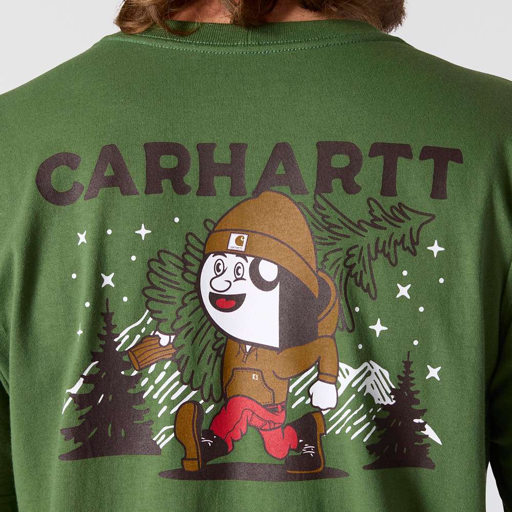 Carhartt 107269 Relaxed Fit Heavyweight Short - Sleeve Pocket Outdoor Graphic T-Shirt - Longshot Tactical