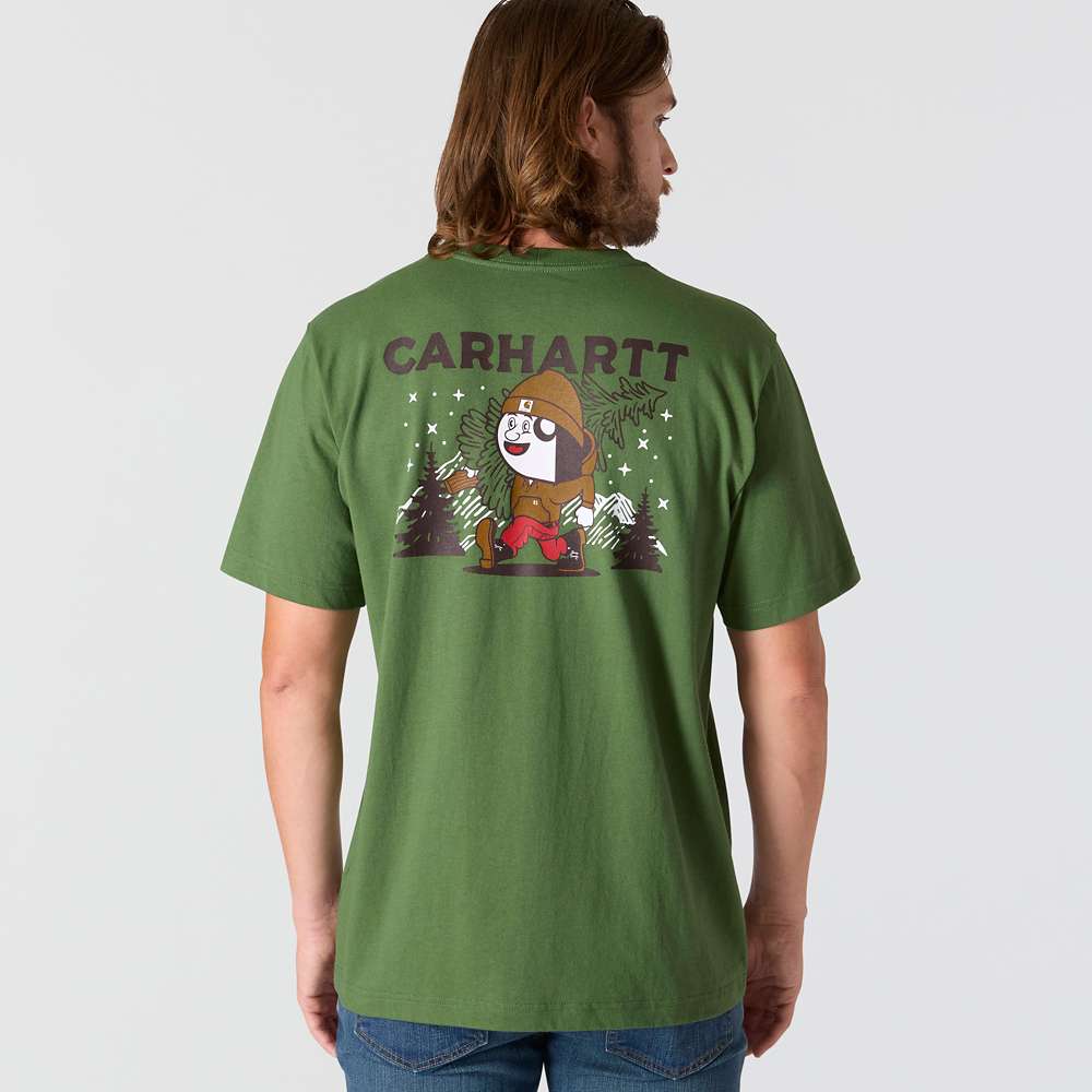 Carhartt 107269 Relaxed Fit Heavyweight Short - Sleeve Pocket Outdoor Graphic T-Shirt - Longshot Tactical